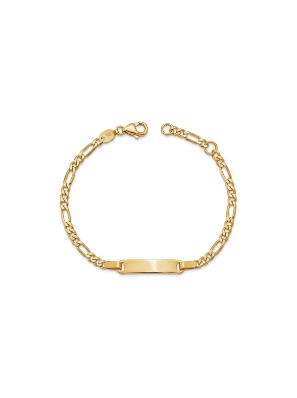 Esclava kids de oro 14k tejido 3x1 Mod 6179 - 14/16 cm