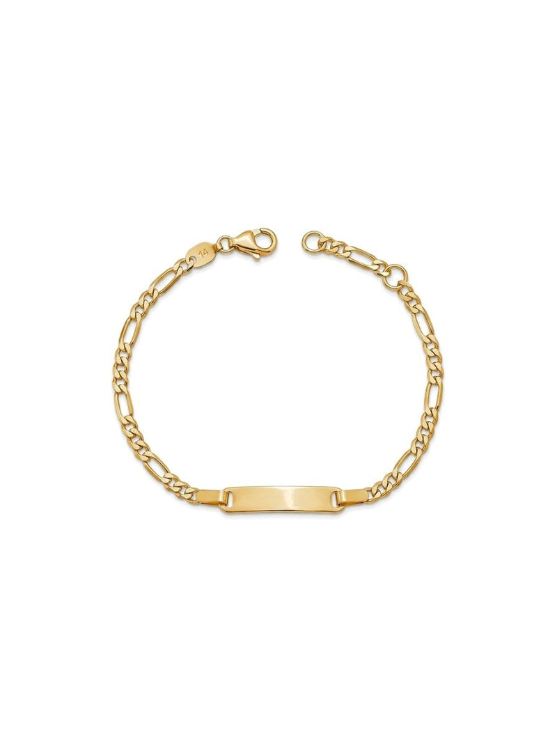 Esclava kids de oro 14k tejido 3x1 Mod 6179 - 14/16 cm