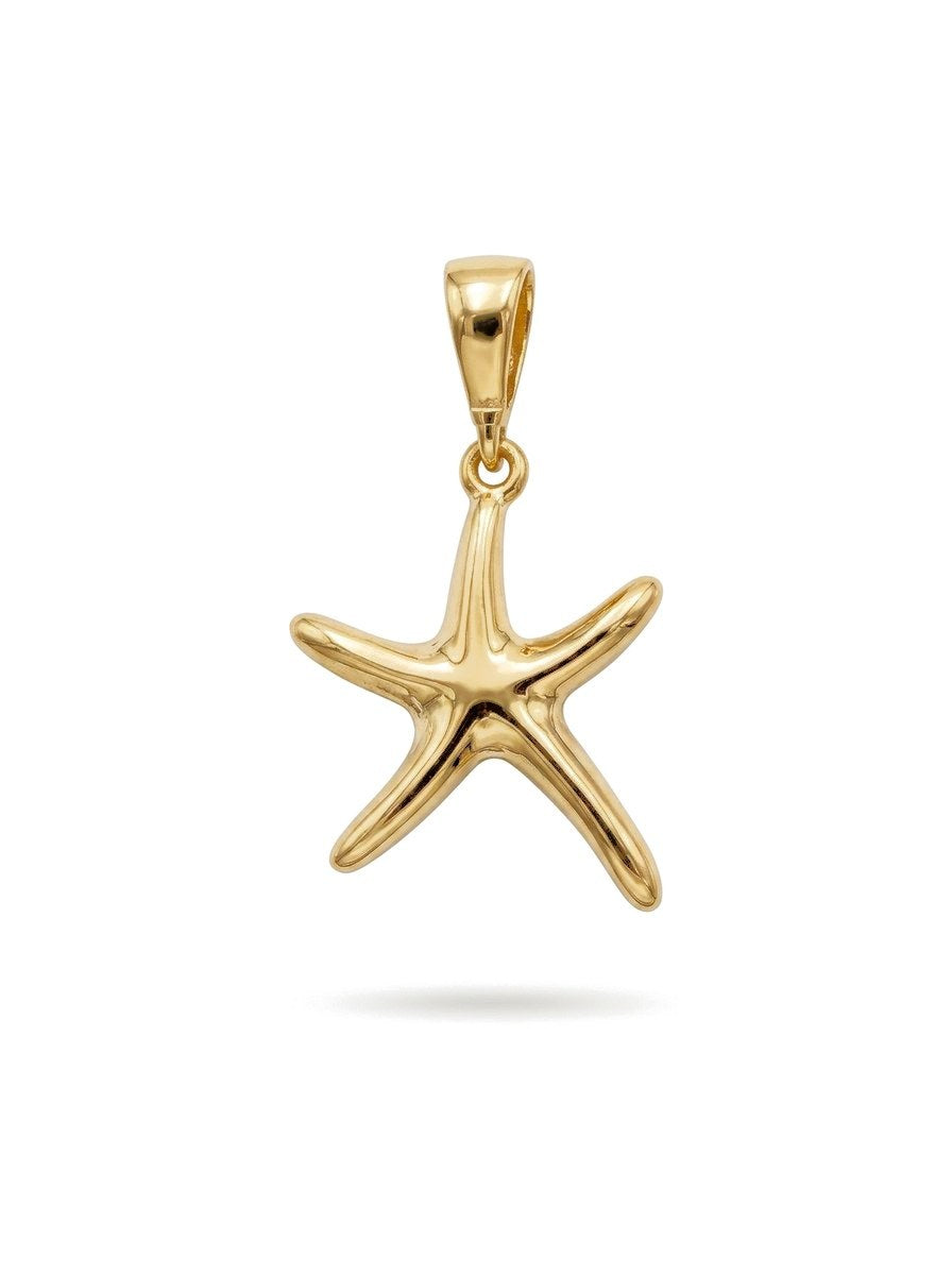 Dije de oro 14k de estrella de mar Mod 6187 - 1.2 cm