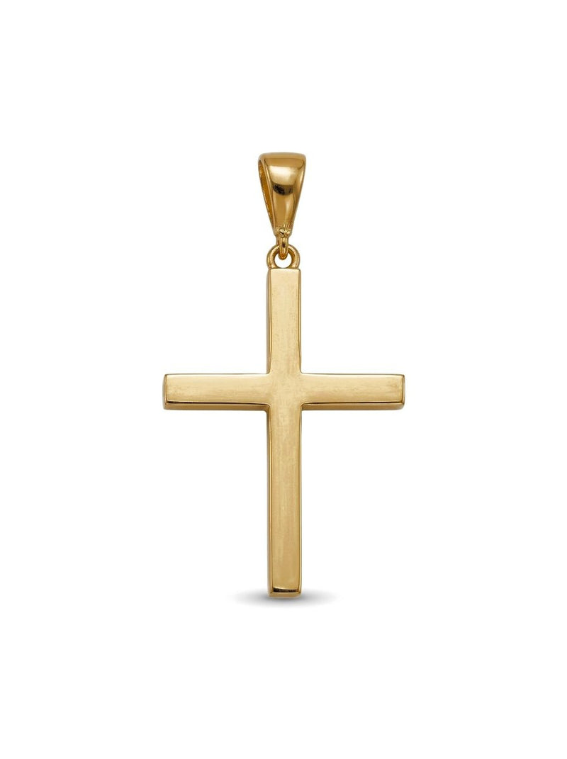 Dije de oro 14k de cruz lisa Mod 6191 - 2 cm