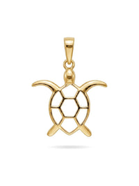 Dije de oro 14k de tortuga calada Mod 6192 - 1.5 cm
