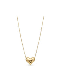 Gargantilla de oro 14k con corazón inflado Mod 6251 - 45 cm