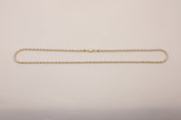 Gargantilla de oro 14k tipo tenis de circonias alternadas Mod 6376 - 45 cm